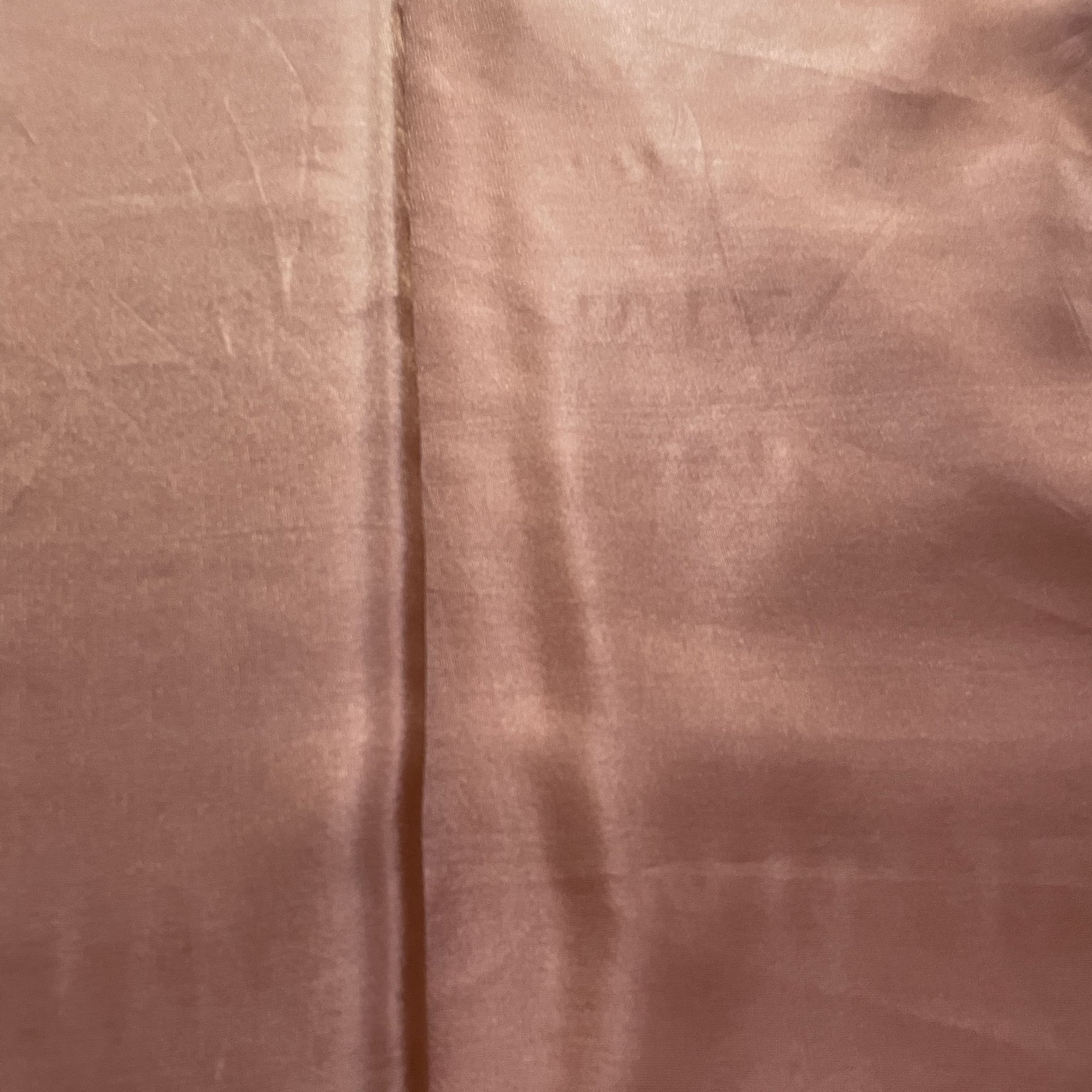 Premium Rose Gold Solid Viscose Tissue Fabric