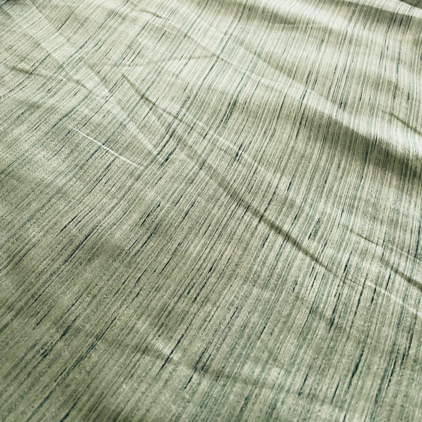 Premium Green Solid Tusser Khadi Fabric