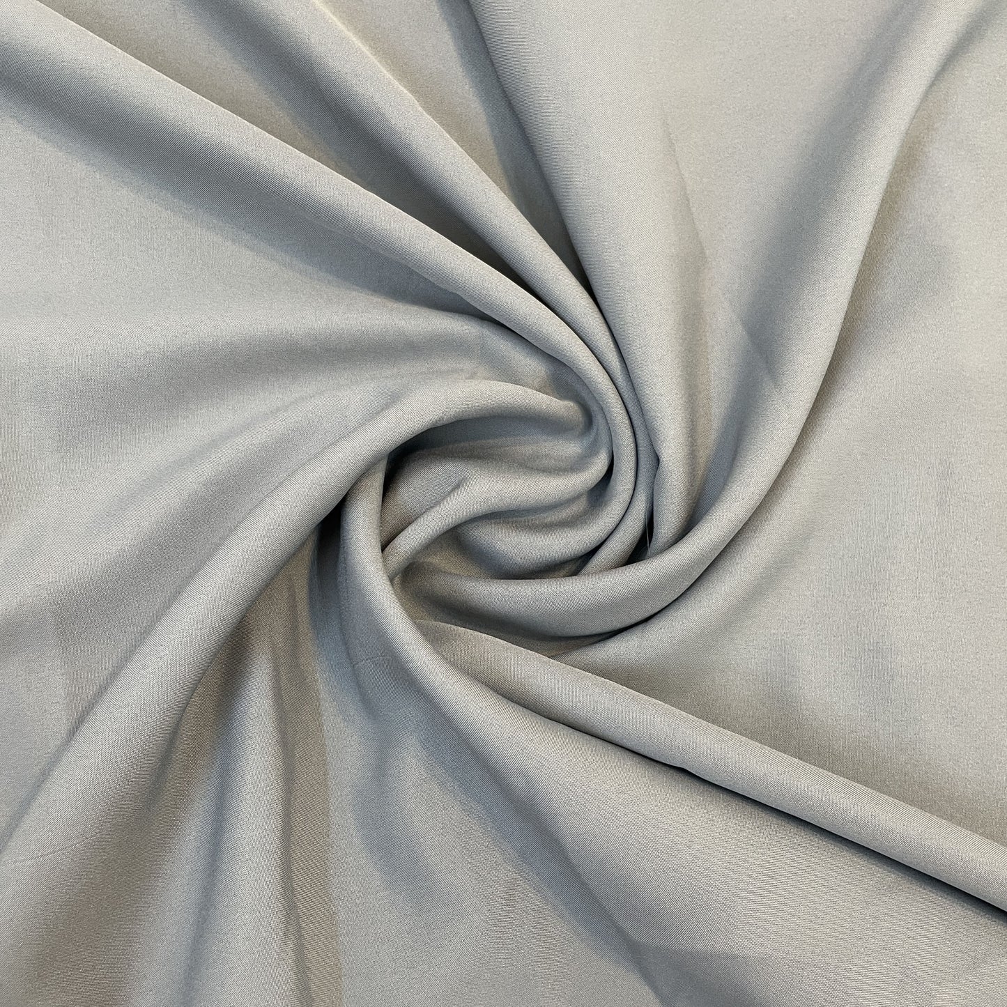 Exclusive Grey Solid Malai Crepe Fabric