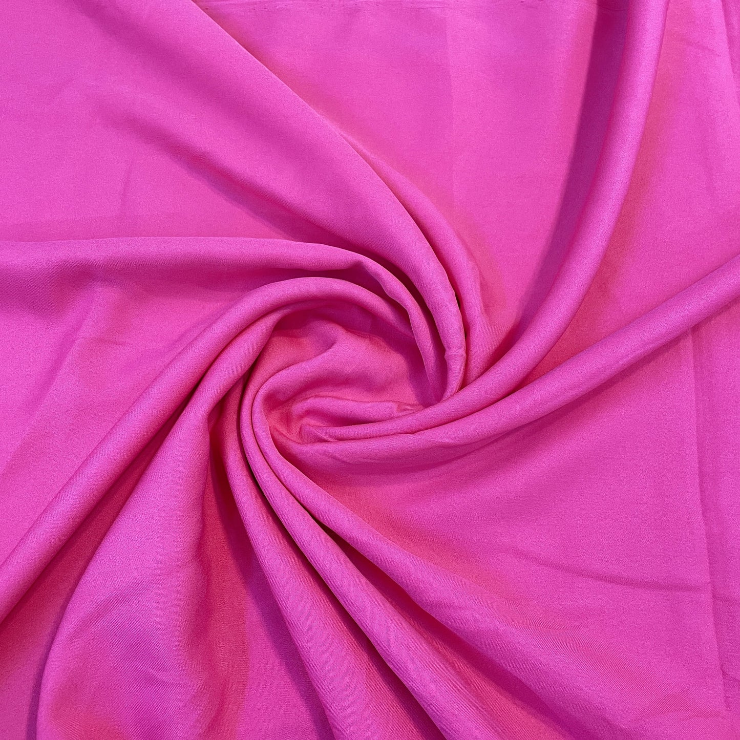 Exclusive Pink Solid Malai Crepe Fabric