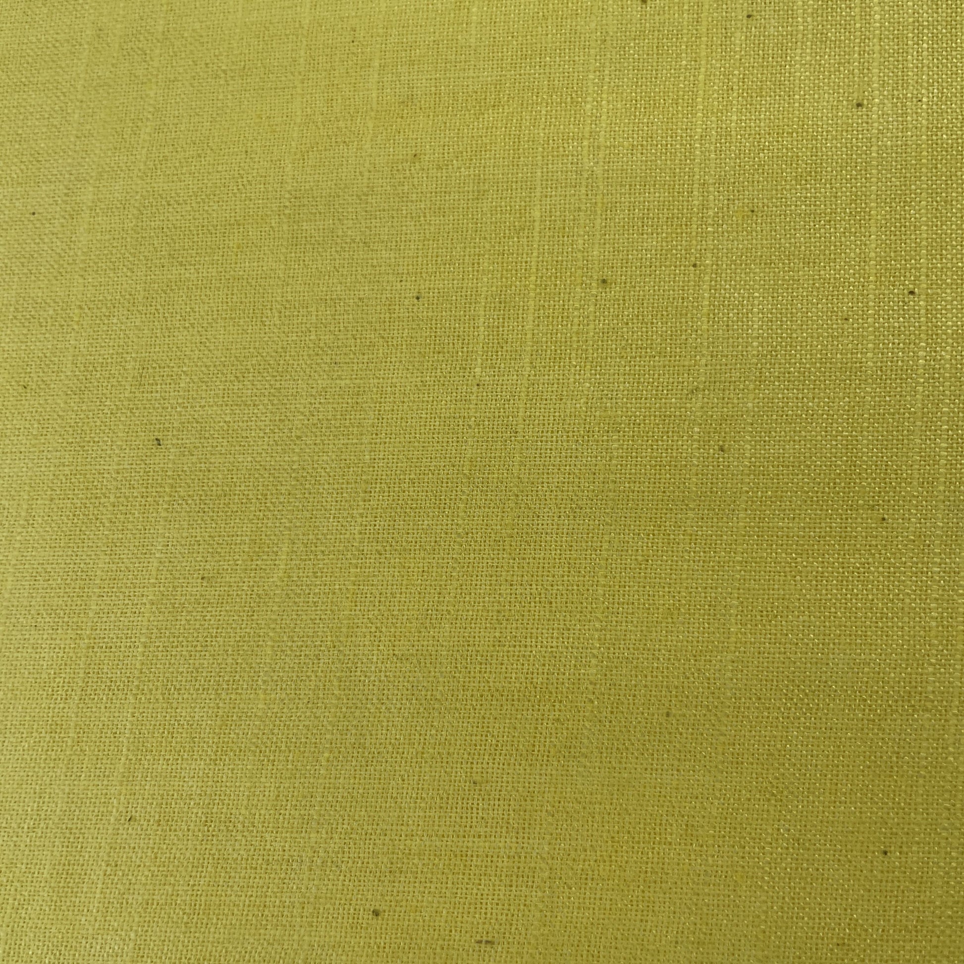 Yellow Solid Cotton Khadi Fabric 16774