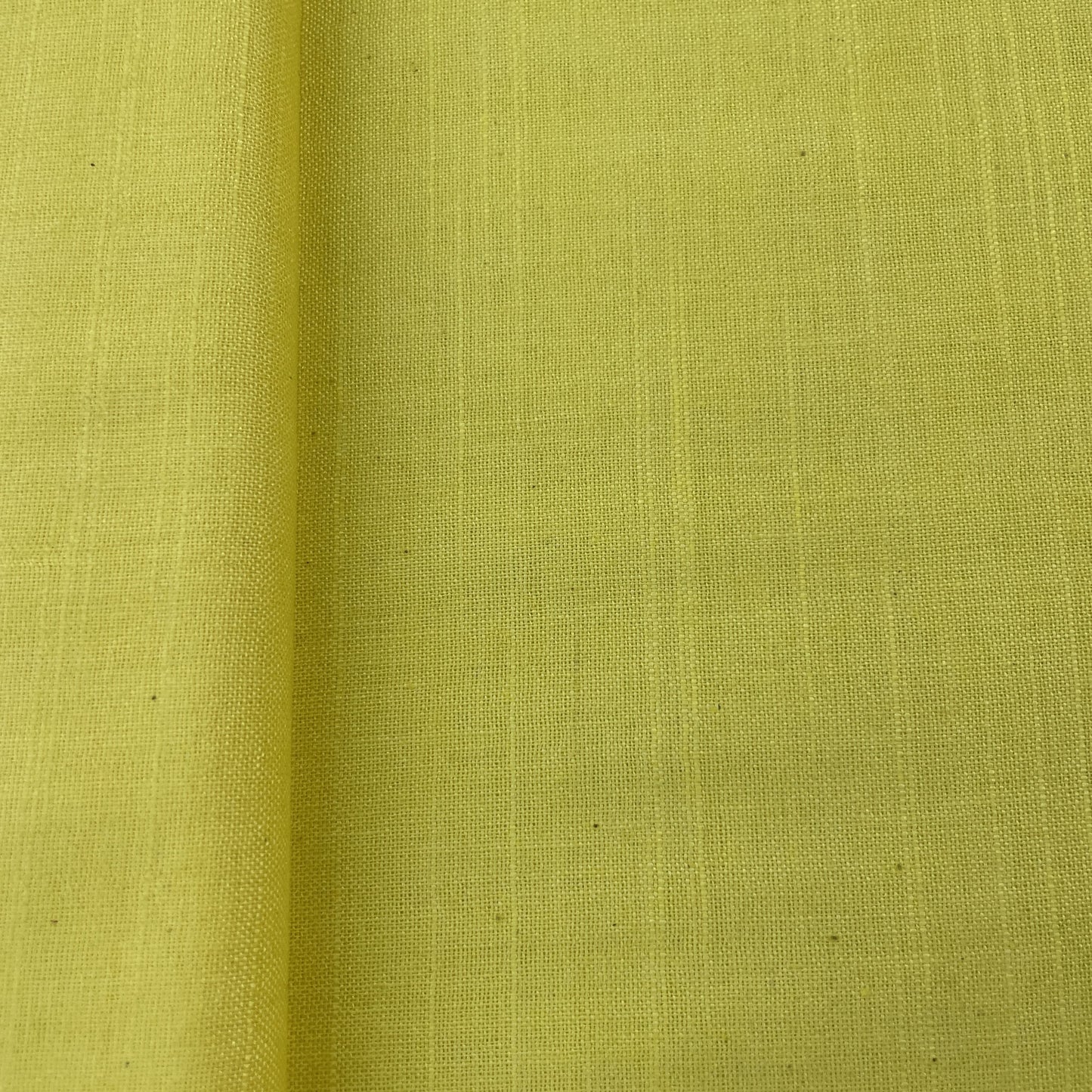 Yellow Solid Cotton Khadi Fabric 16774