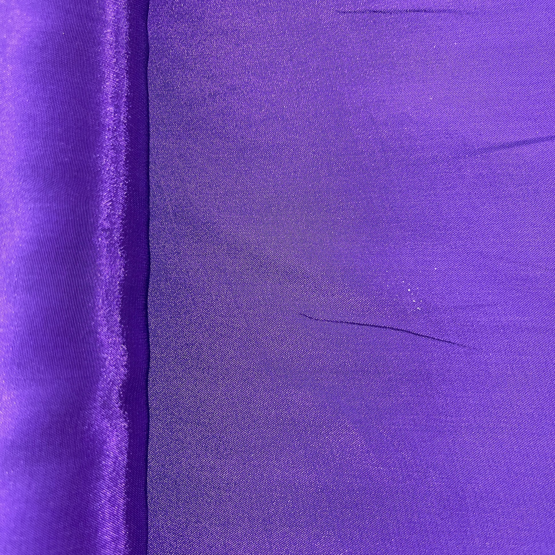 Purple Solid Natural Crepe Fabric 19723