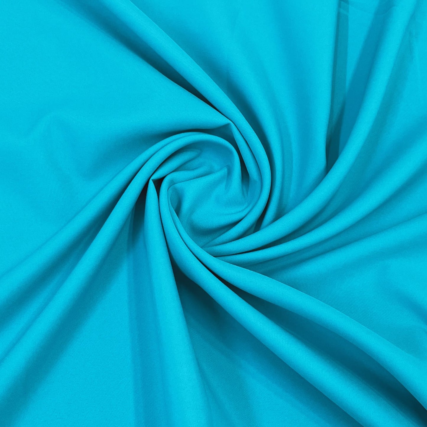 Exclusive Arctic Blue Solid Malai Crepe Fabric