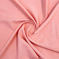 Exclusive Coral Pink Solid Malai Crepe Fabric