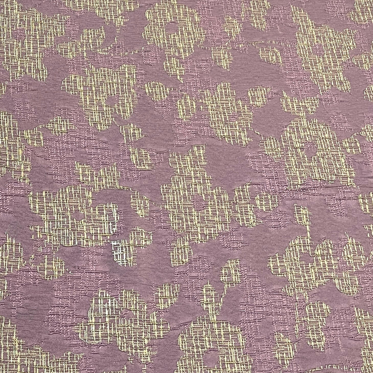 Exclusive Lilac Purple Floral Brocade Jacquard Fabric