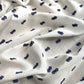 Premium Cream Blue Buti Dobby Embroidery Cotton Fabric