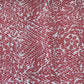 Red Floral Print Cotton Crochet Fabric 13604