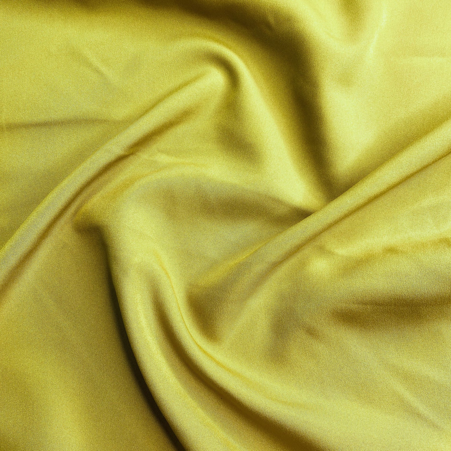 Olive Green Solid Butter Crepe Fabric