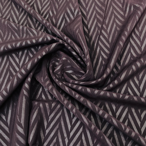 Colourful Geometric Chevron Lock Pattern Velour Velvet Print Upholstery  Fabric Sold by the 10 Metre Length Fabric 