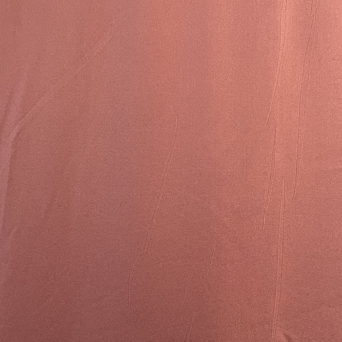 Brown Solid Butter Crepe Fabric