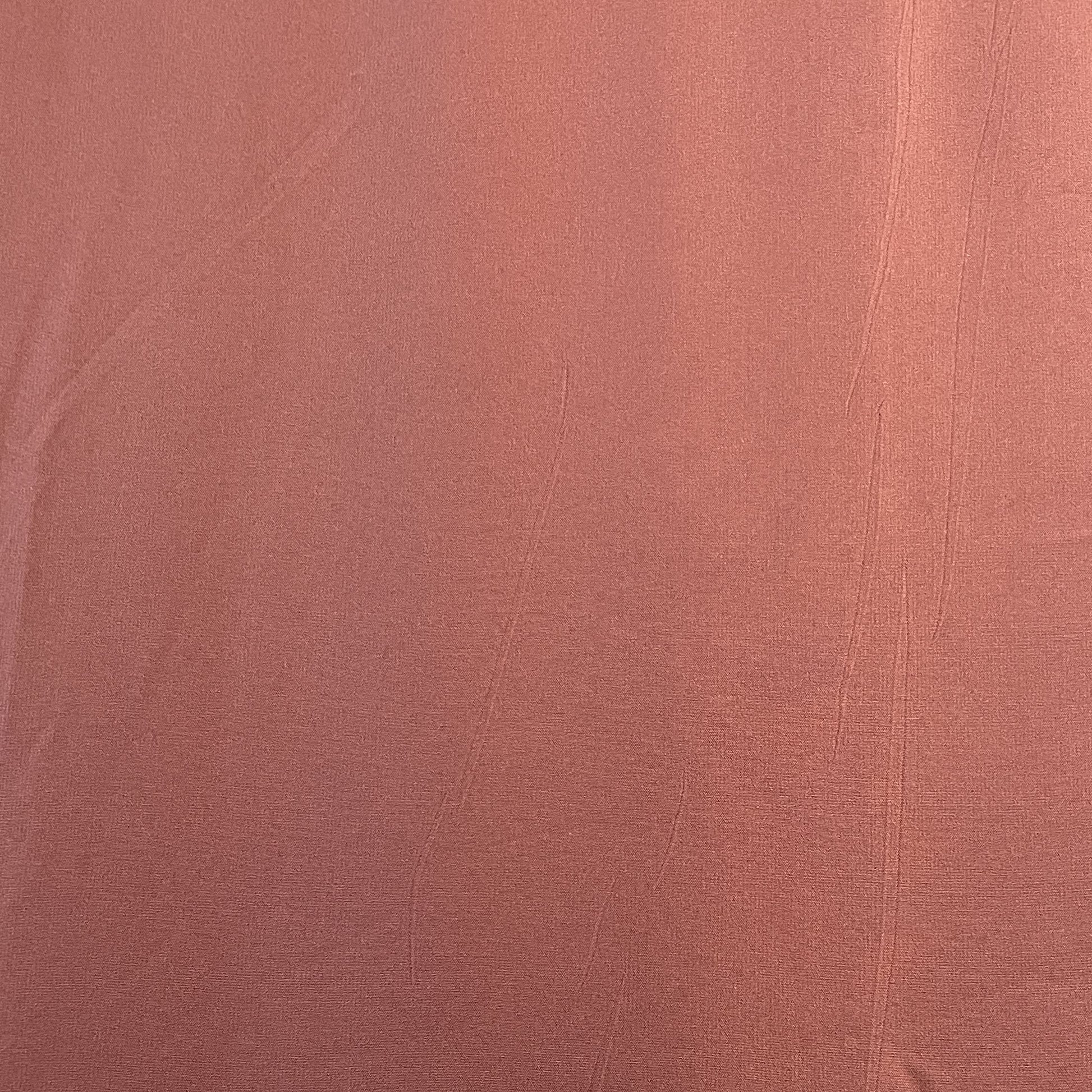 Brown Solid Butter Crepe Fabric