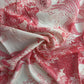 Pink Floral Print Chanderi Silk Fabric 15548