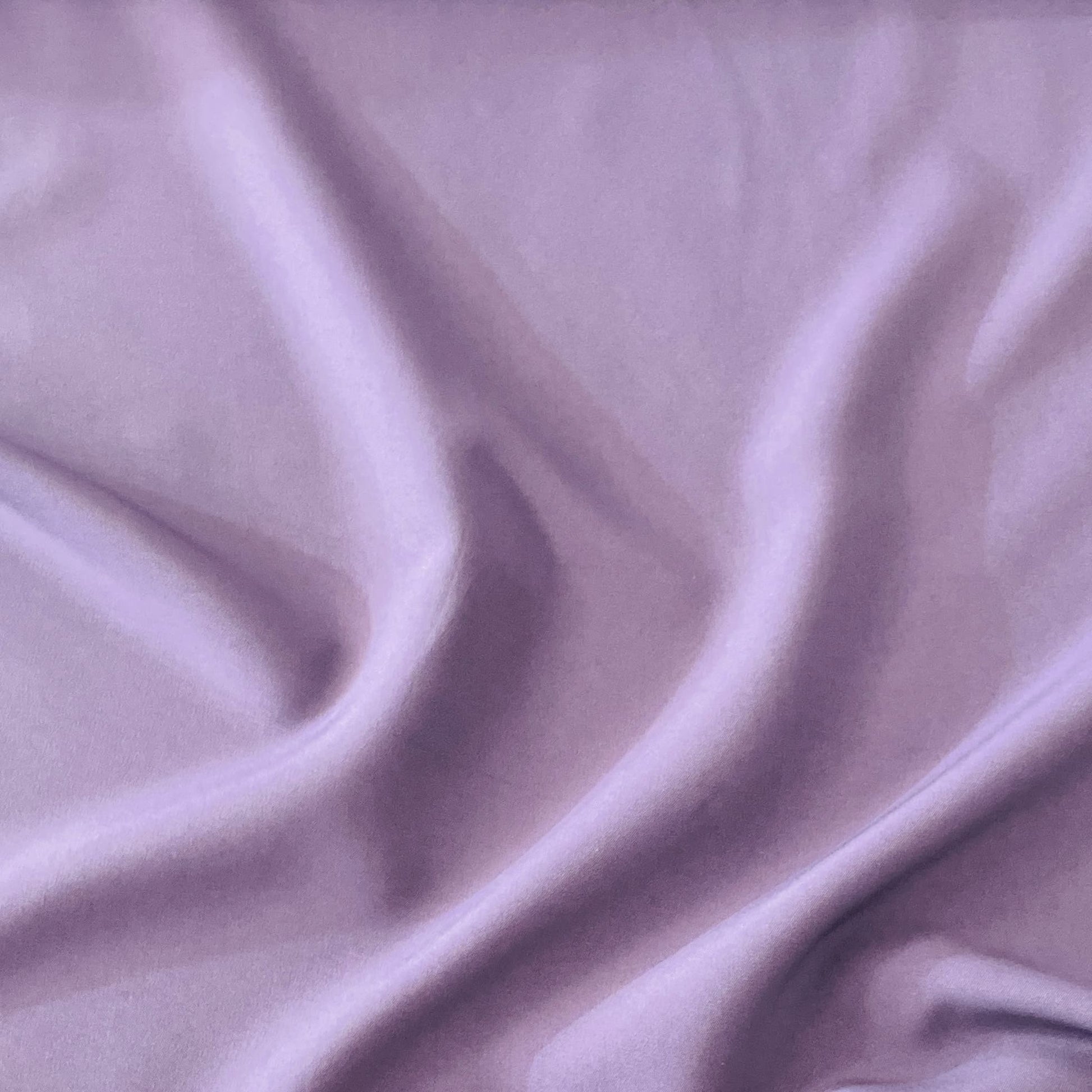 Dusky Purple Solid Butter Crepe Fabric