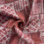 Red Traditional Foil Print Chanderi Silk Fabric 12069