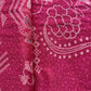 Dark Pink Bandhani Print Gaji Silk Fabric 17531