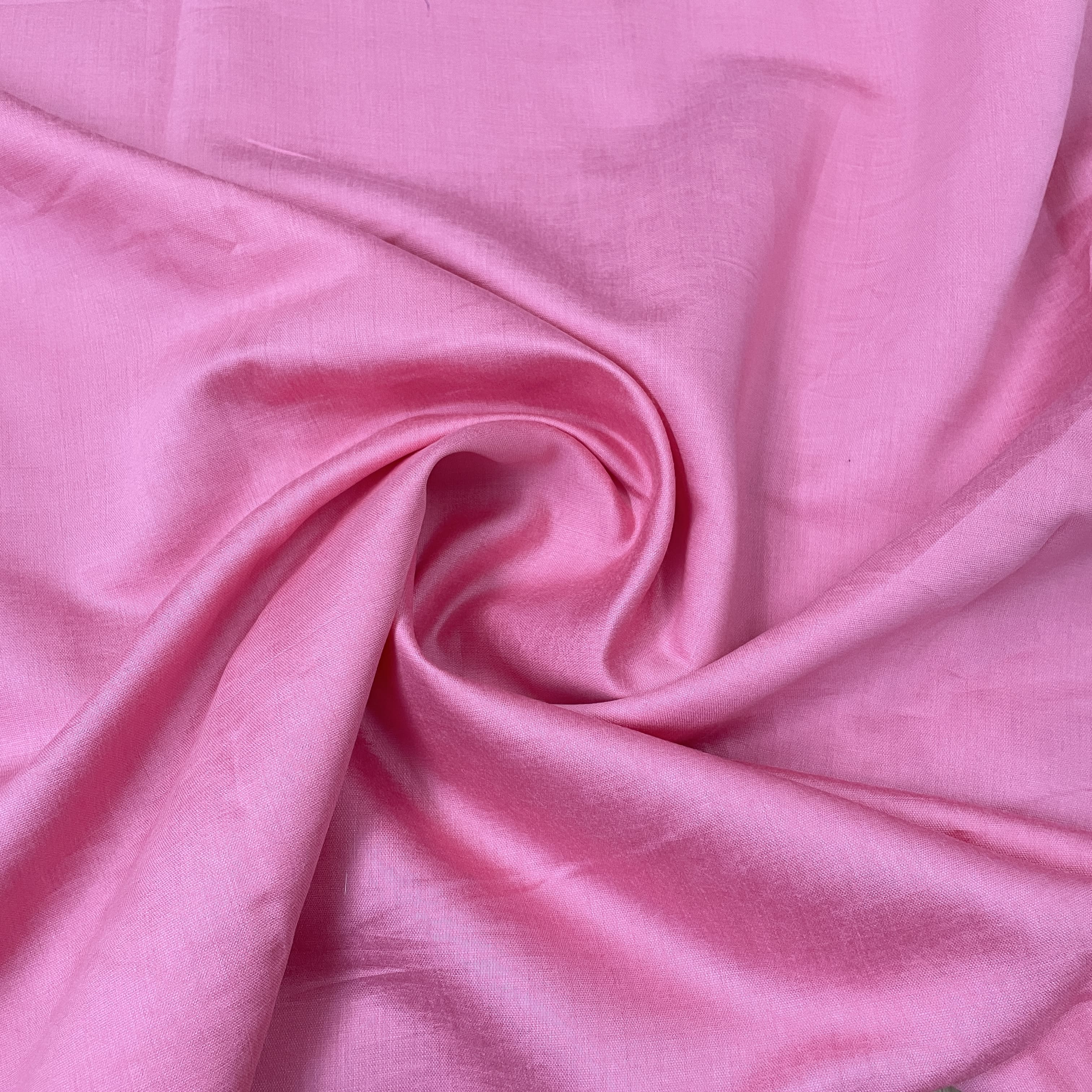 Buy Baby Pink Plain Satin Georgette Fabric Online At Wholesale