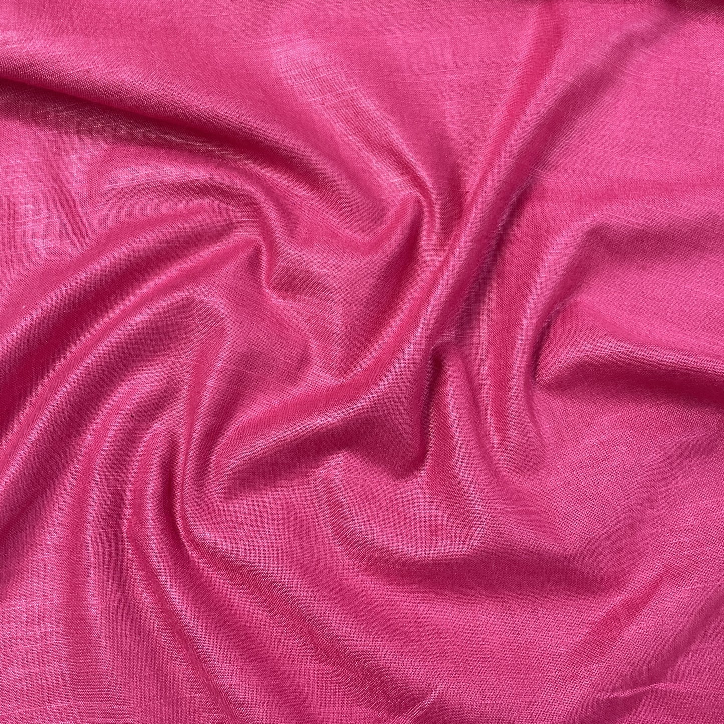 Hot Pink Solid Cotton Khadi Fabric