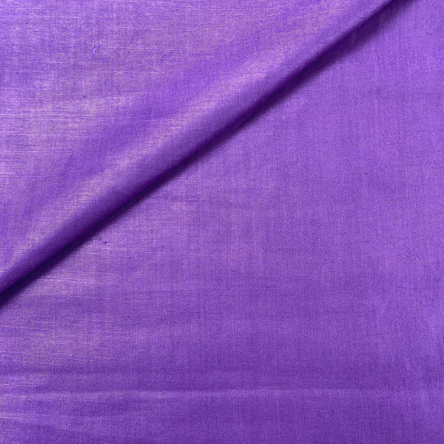 Dark Purple Solid Cotton Khadi Fabric