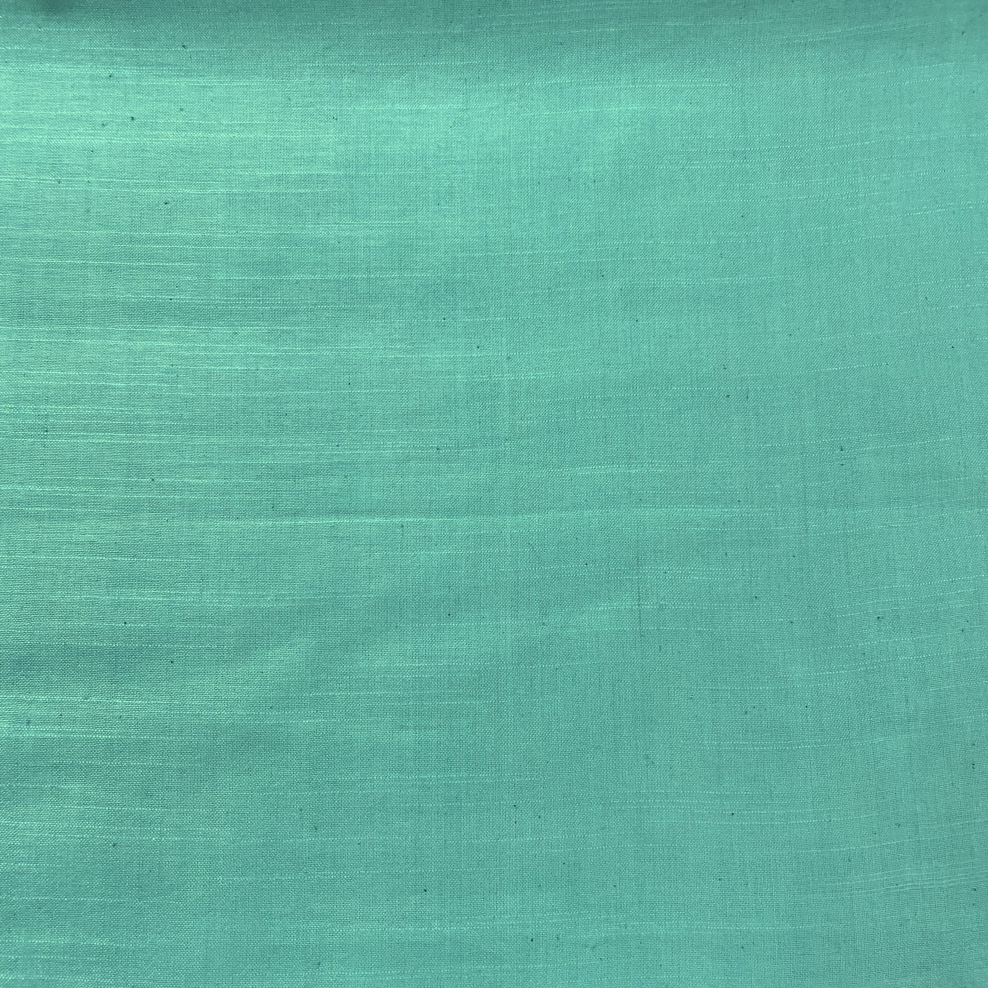 Mint Green Solid Cotton Khadi Fabric