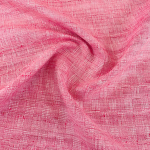 Pink fabric by the yard, pink basket weave fabric by the yard, pink cotton  fabric, bright pink fabric, pink crosshatch fabric, #20479