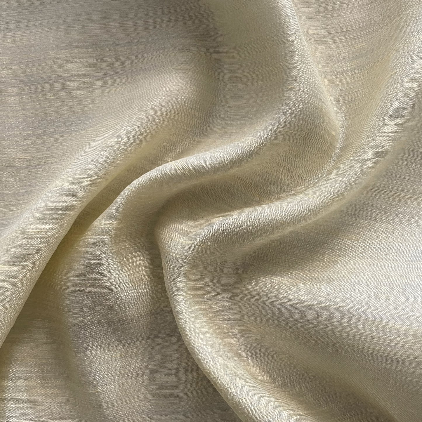 Premium Cream Solid Tusser Khadi Fabric