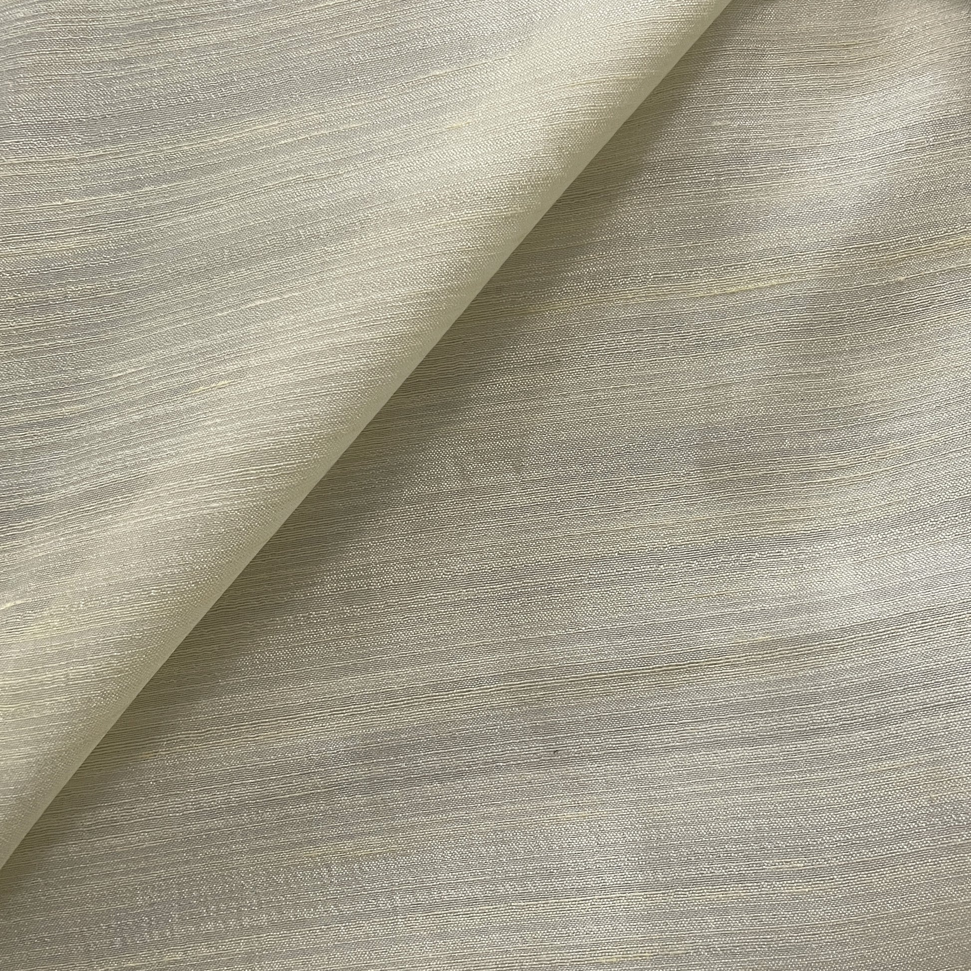 Premium Cream Solid Tusser Khadi Fabric