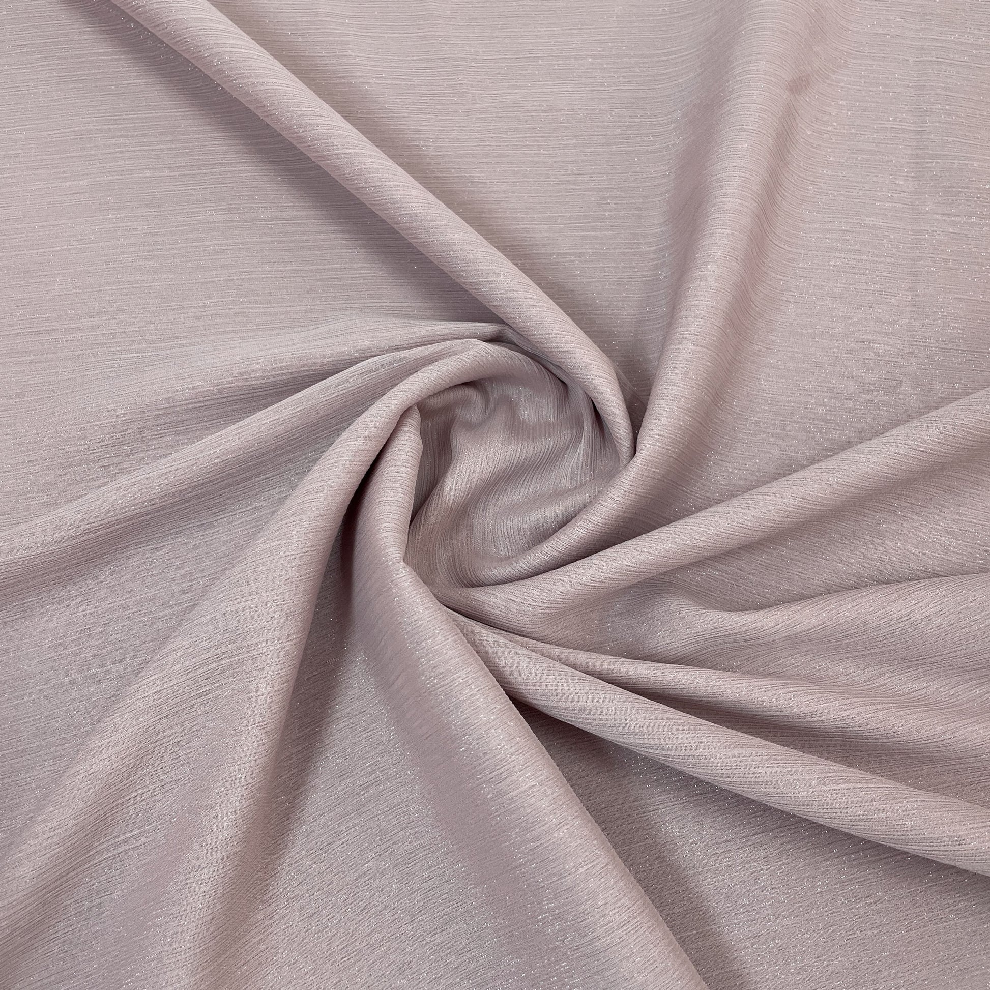 Exclusive Dull Pink Solid Shimmer Chiffon Fabric