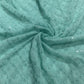 Mint Green Floral CutDana Embroidary Georgette Fabric