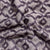 Grey Geometrical Thread Embroidery Linen Fabric