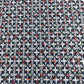 Navy Blue Floral Thread Embrodiery Georgette Fabric