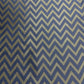 Grey Golden Chevron Brocade Jacquard Fabric