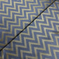 Grey Golden Chevron Brocade Jacquard Fabric