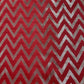 Red Golden Chevron Brocade Jacquard Fabric