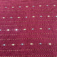 Maroon Mirror Sequins Soft Dupion Silk Fabric