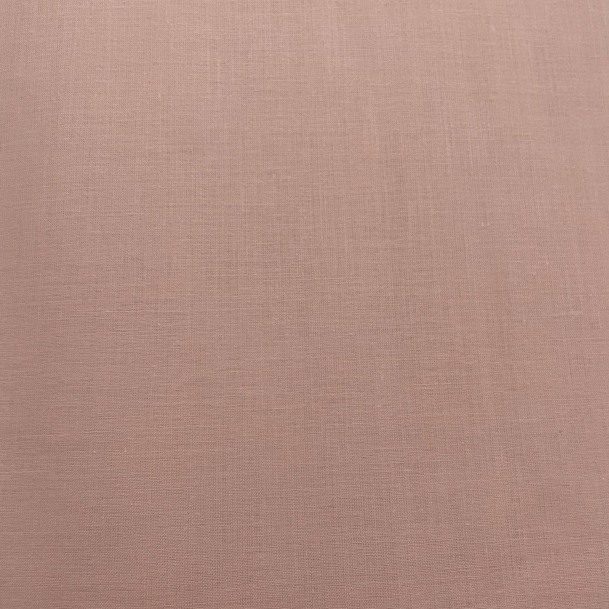 Premium Salmon Pink Solid Cotton Mulmul Fabric