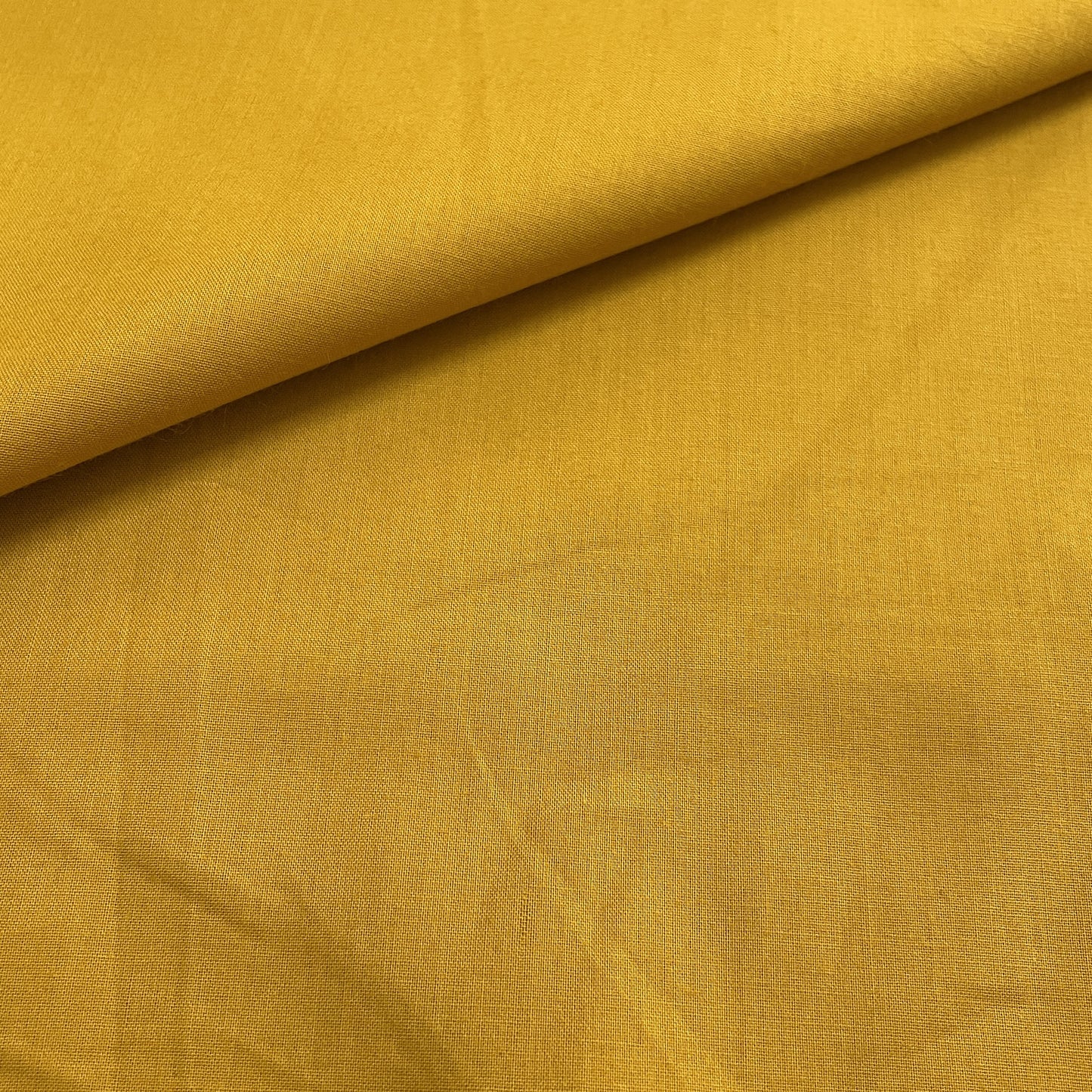 Premium Mustard Yellow Solid Cotton Mulmul Fabric