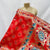 Premium Red Geometrical Print Banarsi Jacquard Dupatta