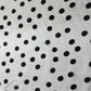 White Polka Dot Muslin Fabric