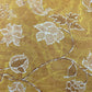 Mustard Yellow Floral print Georgette Fabric