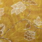 Mustard Yellow Floral print Georgette Fabric