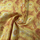 Yellow Tie&Die Print Modal Satin Fabric