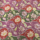 Abstract Flower Multicolor Print Modal Satin Fabric