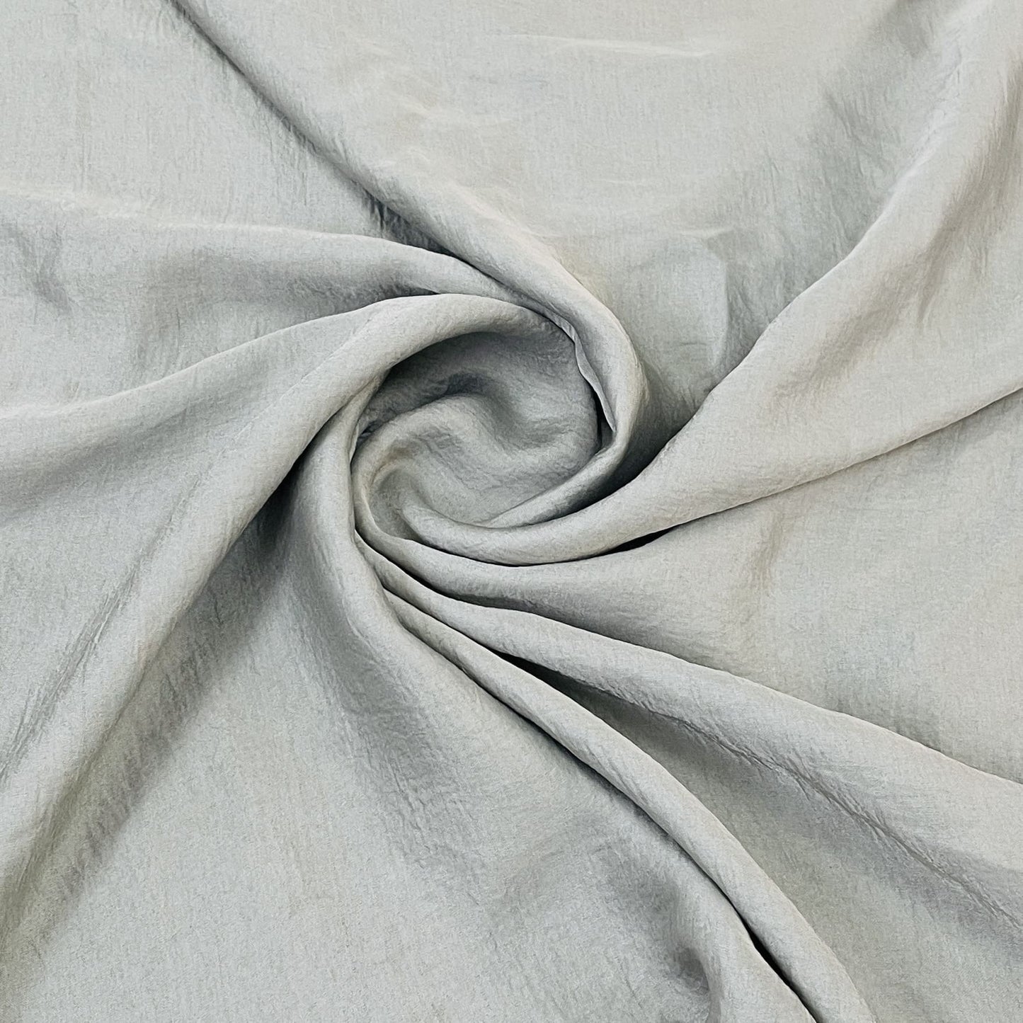 Premium Silver Solid Bemberg Silk Fabric