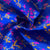 Dark Blue & Multicolor Floral Foil Chanderi Jacquard Fabric