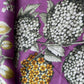 Lavender Batik Print Bemberg Gajji Silk Fabric 18027