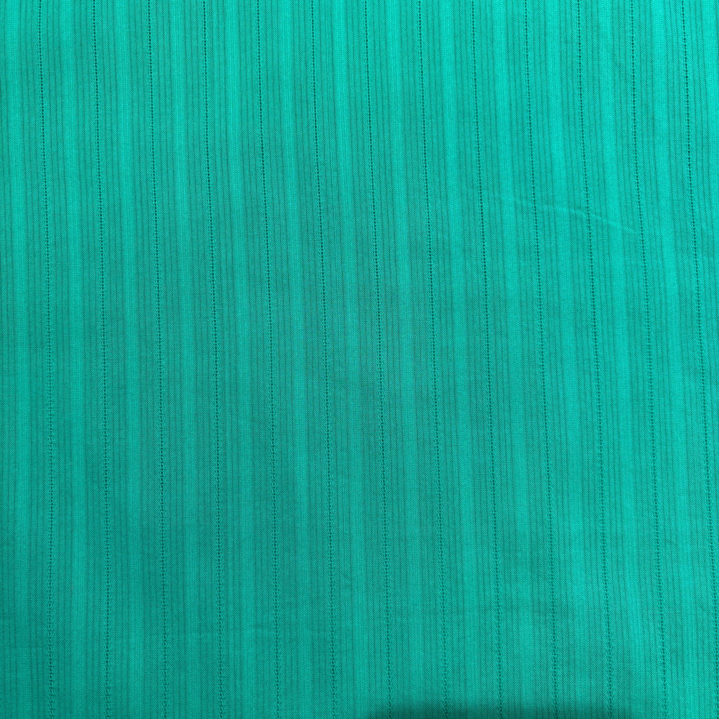 Sea Green Stripes Cotton Dobby Fabric 2017