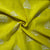 Lemon Yellow Thread Embroidery Malai Chanderi Silk Fabric 18578