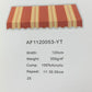 Premium Red and Yellow Stripes Acrylic Fabric