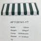 Premium Dark Green with White Stripes Acrylic Fabric